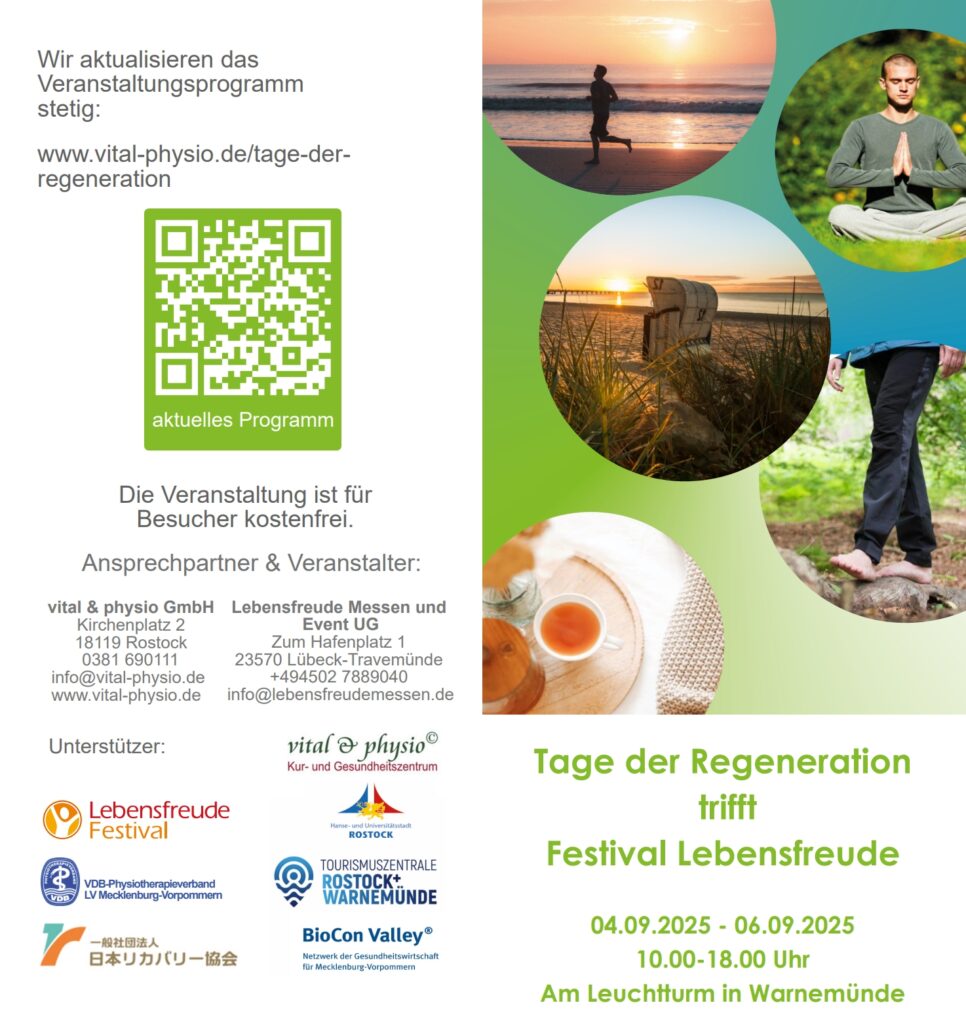Flyer Tage der Regeneration 2025 Seite 1