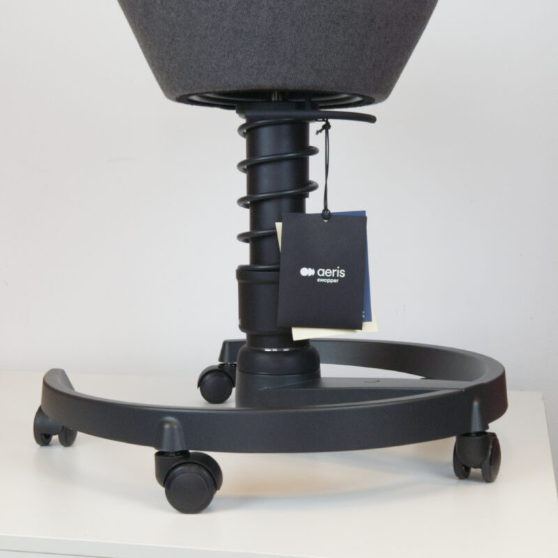 Aeris Swopper mit rollen, dunkelgrau schwarz
