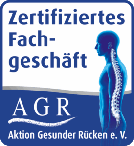 AGR zertifiziertes Fachgeschäft Rückengesundheit