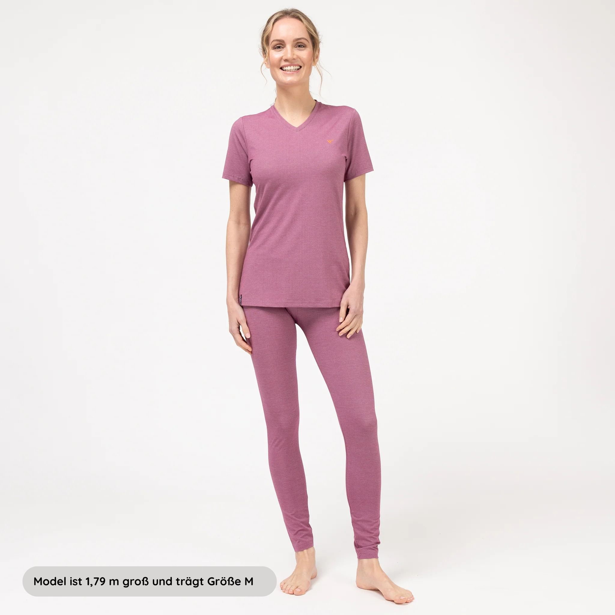 Genki vital v-tex pi damen kurzarmshirt beere Genki vital v-tex pi damen kurzarmshirt beere