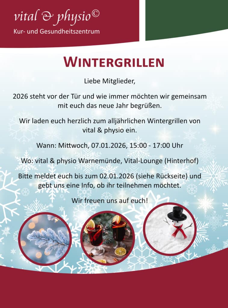 Mitgliederversammlung wintergrillen 2026 vital & physio