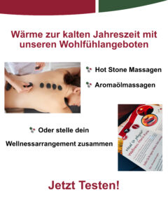 Wärme zur kalten jahreszeit bei vital & physio Wärme zur kalten jahreszeit bei vital & physio