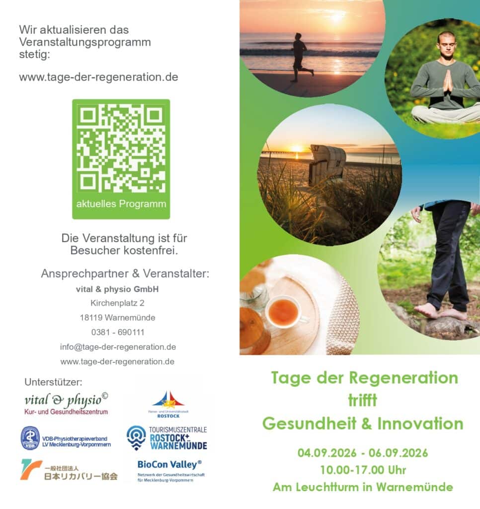 Flyer tage der regeneration 2026